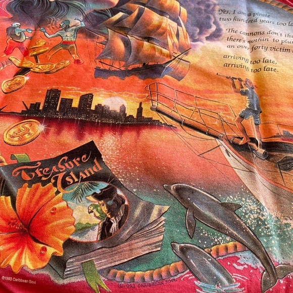 Vintage carbbean soul graphic shirt Size L - Picture 4 of 5